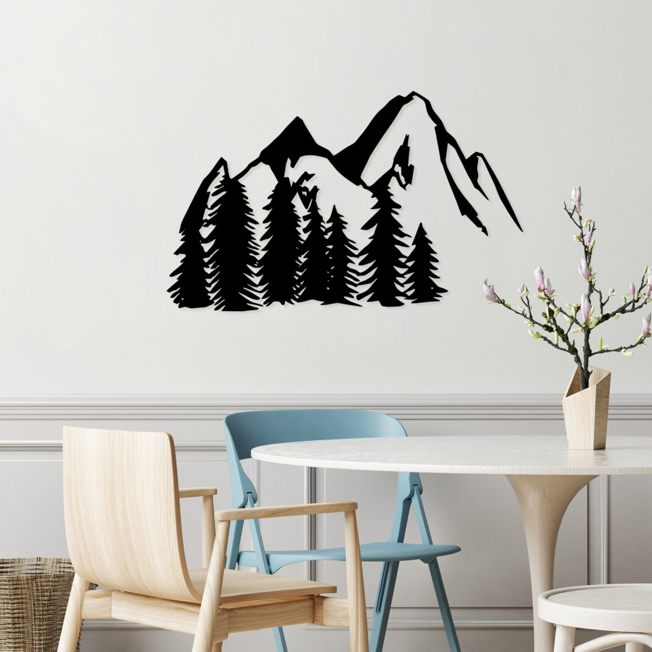 Poze Accesoriu decorativ de perete metalic Landscape