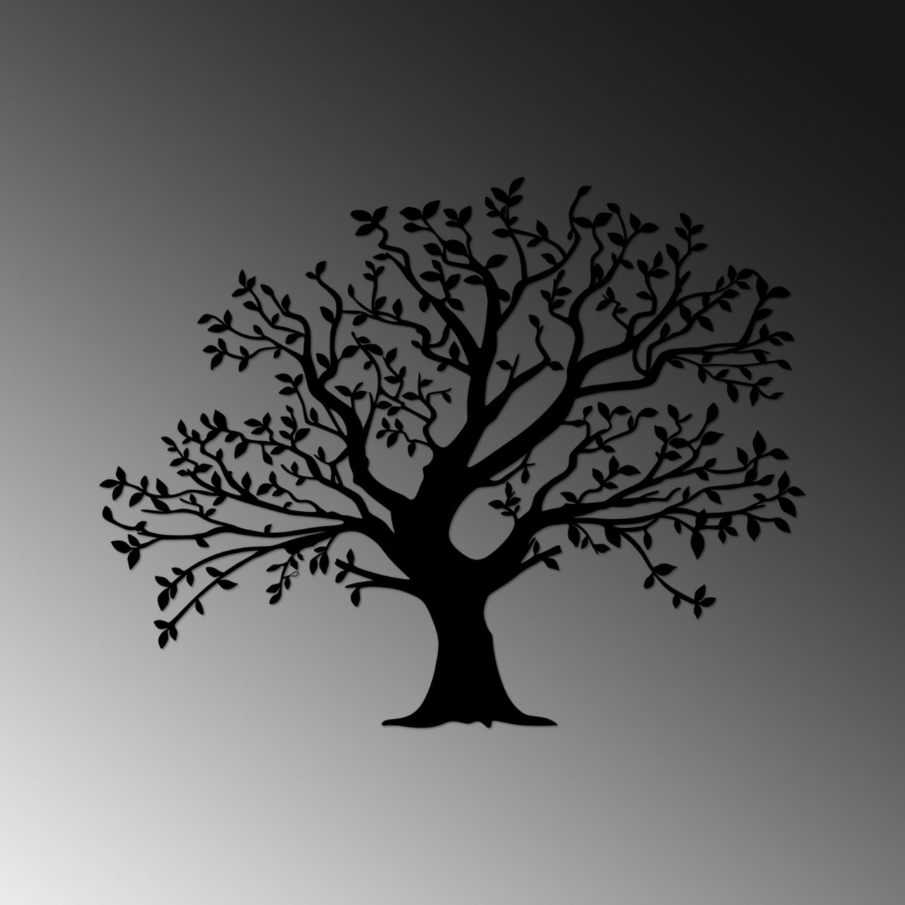 Poze Accesoriu decorativ de perete metalic Monumental Tree - 515