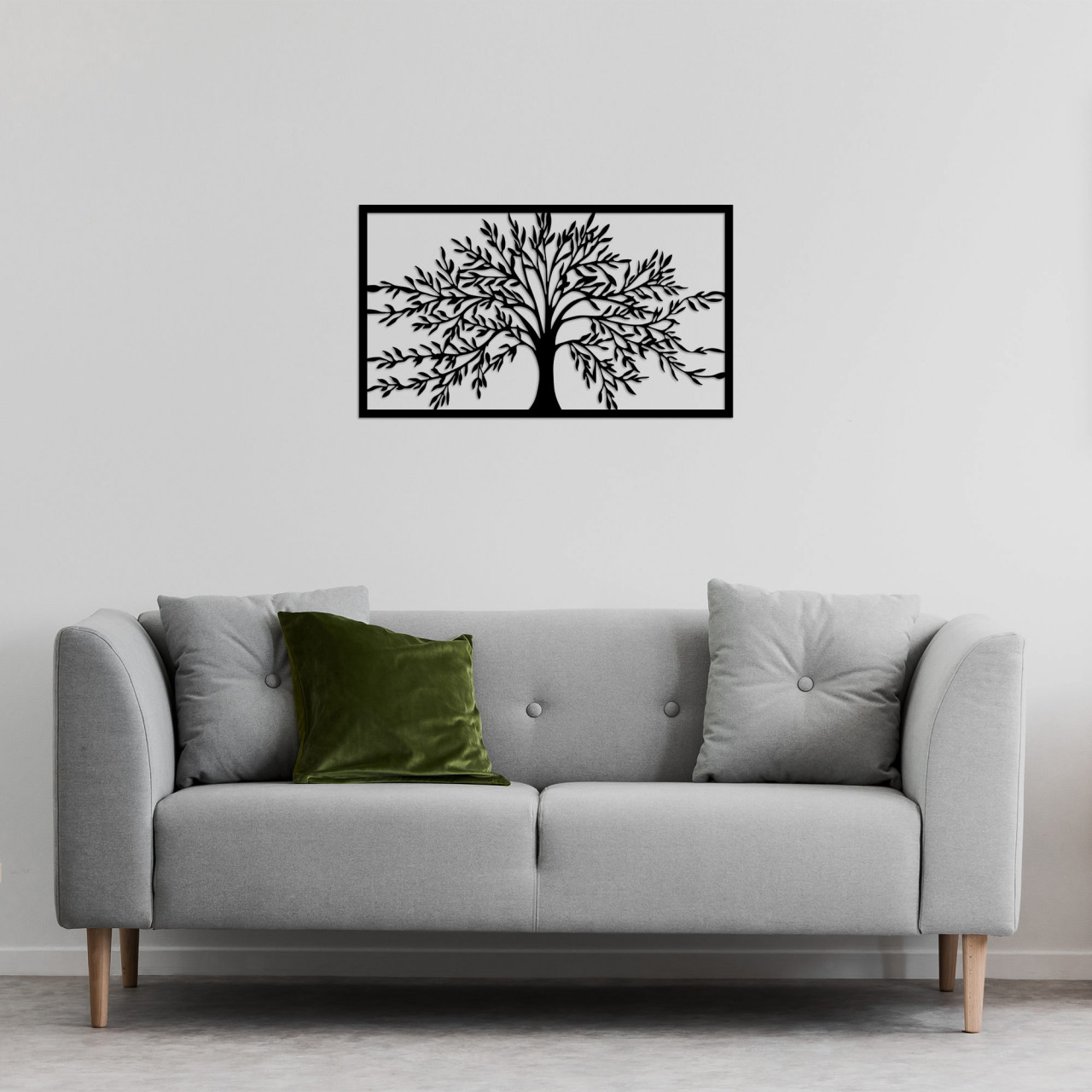 Poze Accesoriu decorativ de perete metalic Monumental Tree