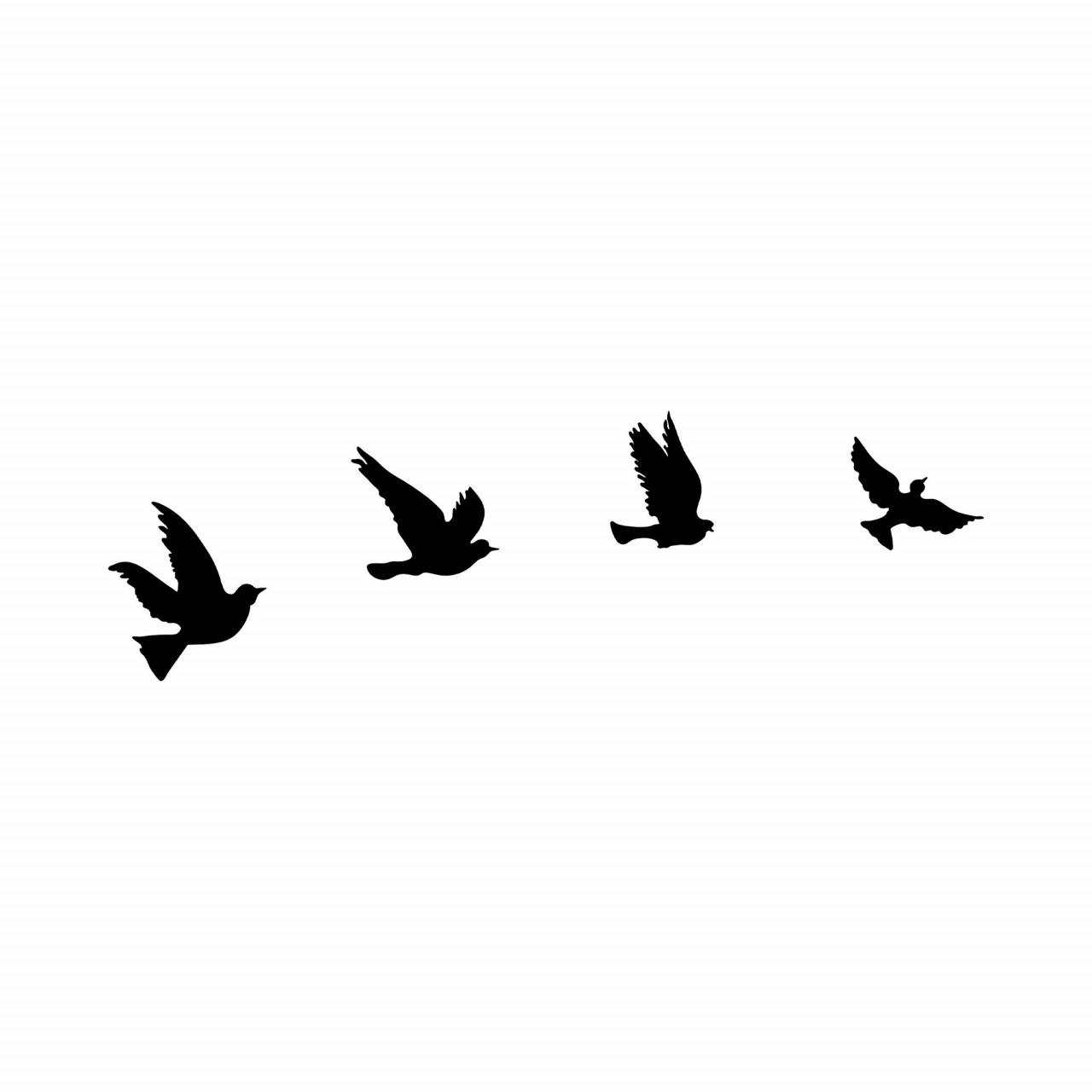 Poze Accesoriu decorativ de perete metalic Pigeons - 289