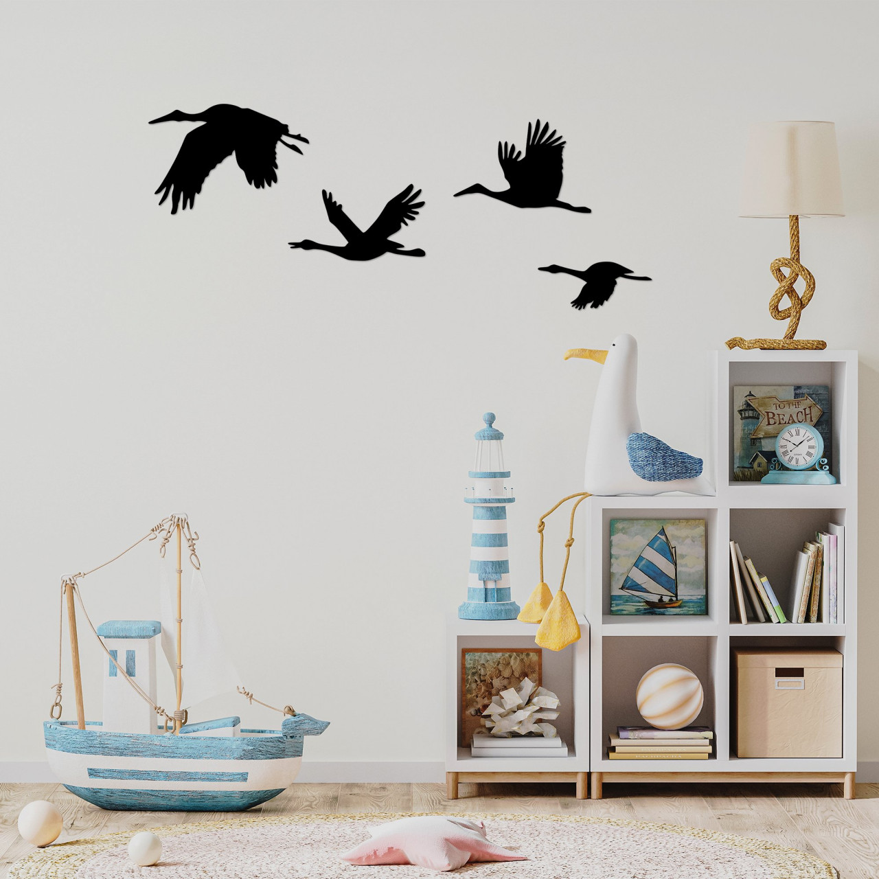 Poze Accesoriu decorativ de perete metalic Stork