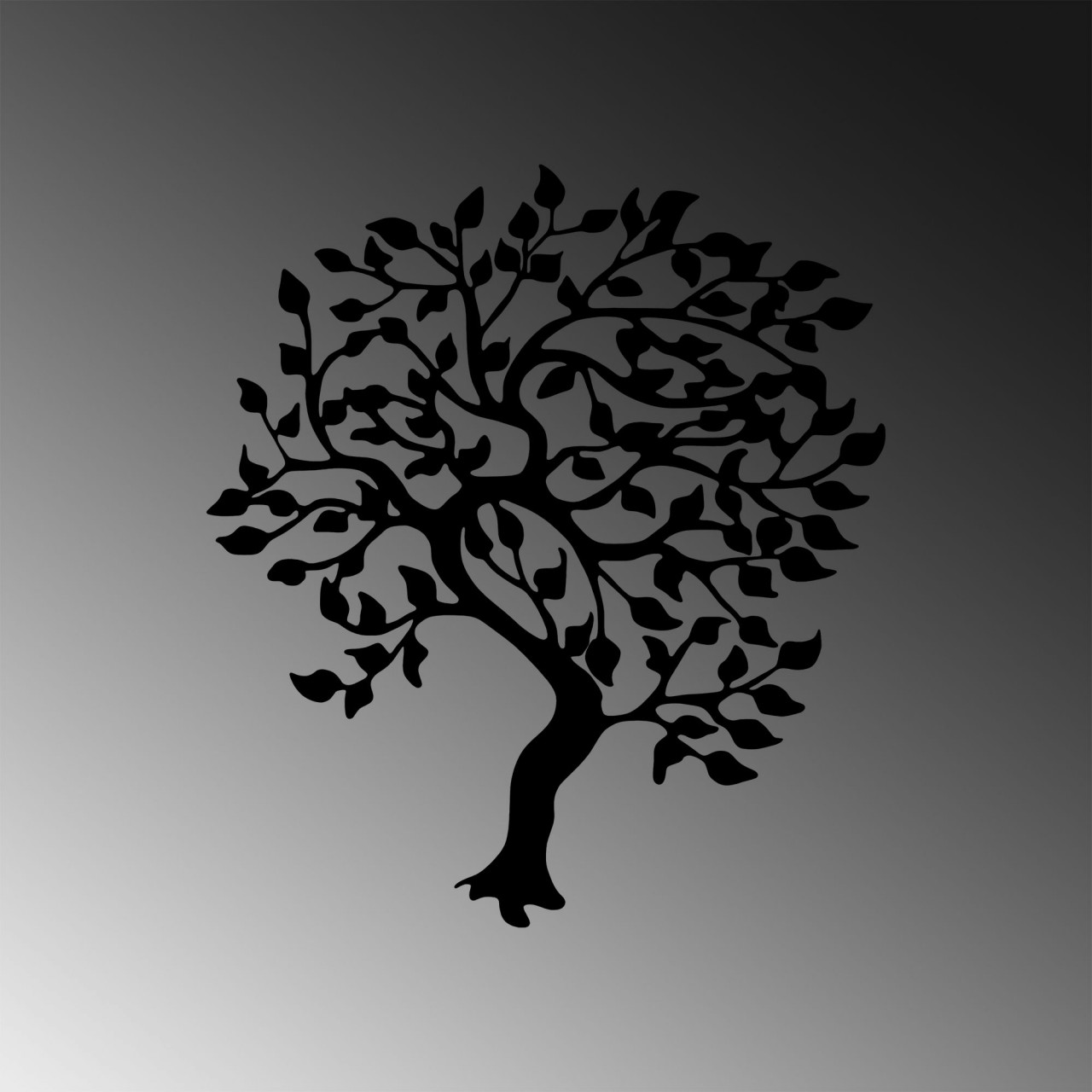 Poze Accesoriu decorativ de perete metalic Tree - 263