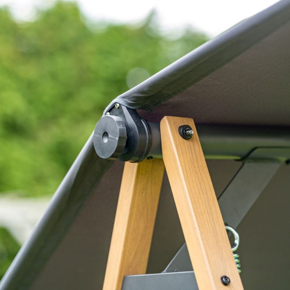Poze Balansoar de terasa Herning gri/maro L232 cm