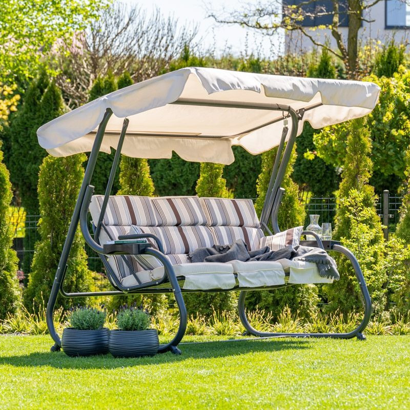 Poze Balansoar de terasa Ines bej L215 cm