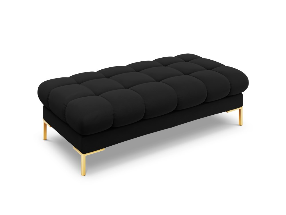 Poze Banca Bali velvet/picioare gold – L133 x l62 x h41