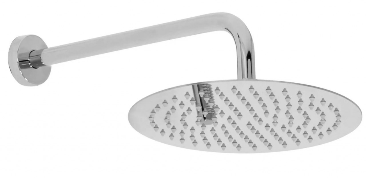 Poze Baterie de dus incastrata Lungo argintie