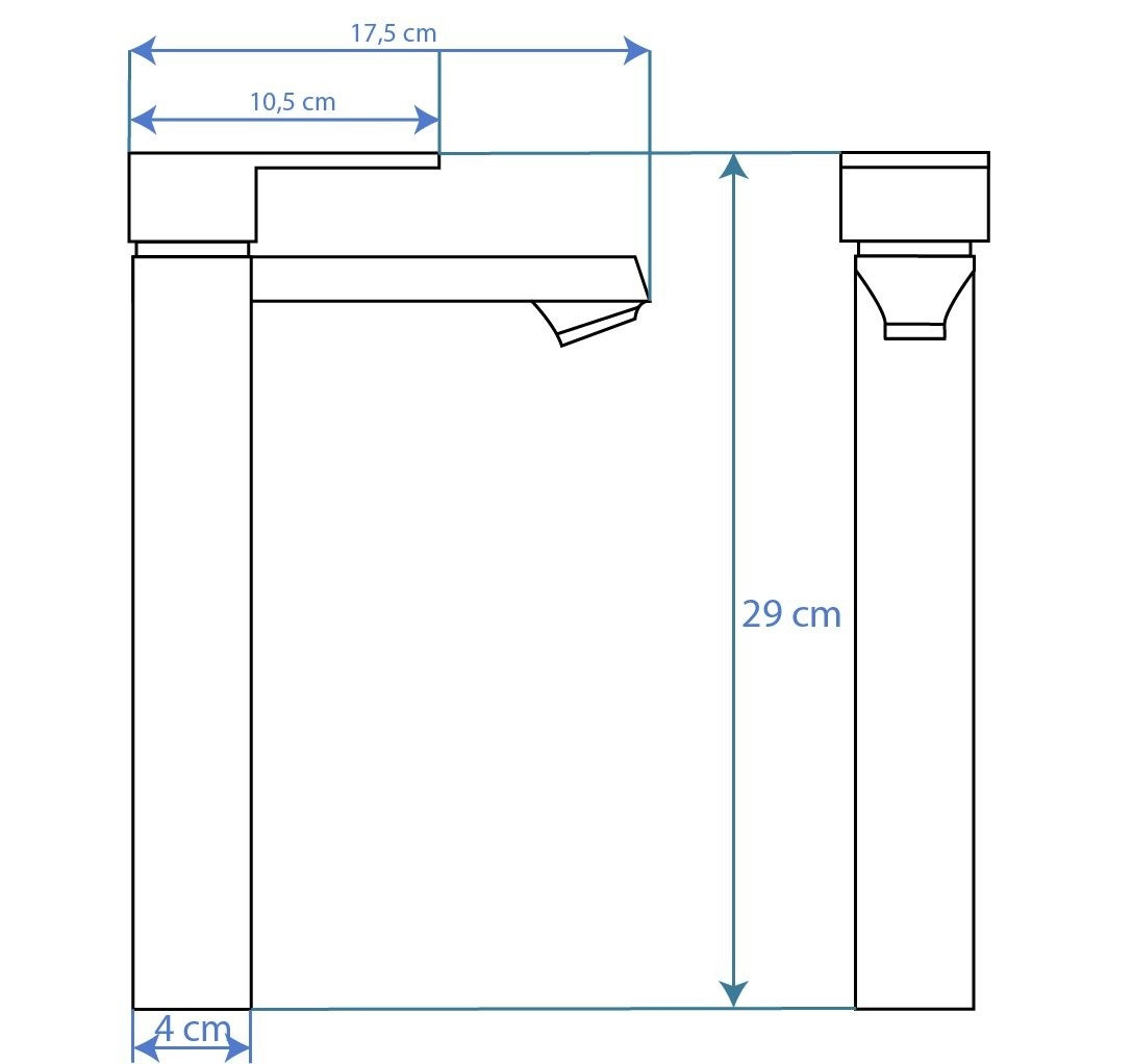 Poze Baterie Mayson Gold – H 29 cm