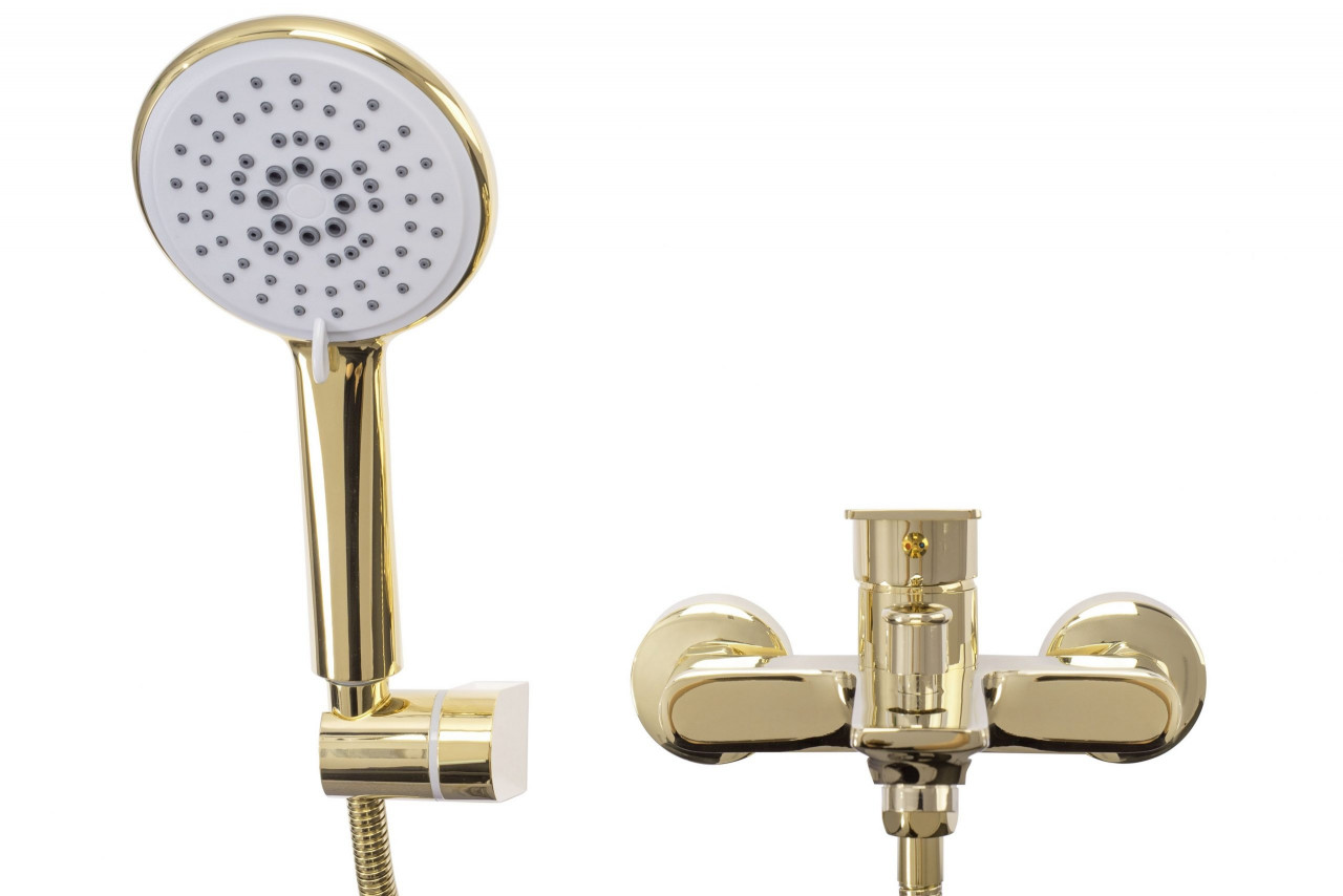 Poze Baterie pentru cadă Mayson incastrata gold