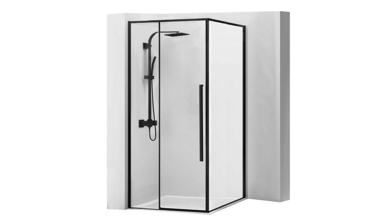Poze Cabina dus Solar negru - 90x90 cm