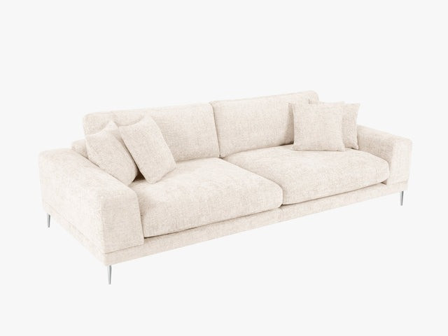 Poze Canapea 4 locuri Jog chenille L286 cm