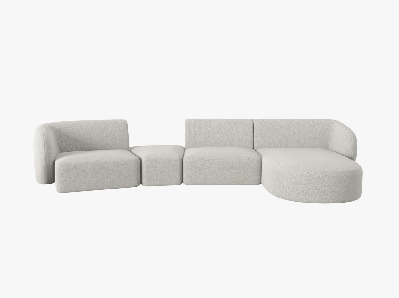 Poze Canapea 5 locuri Shane chenille L338 cm