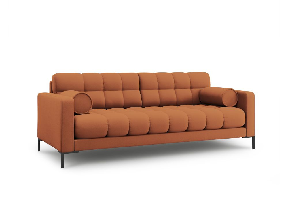 Poze Canapea Bali 3 locuri stofa/picioare negre – L177 x l92 x h75