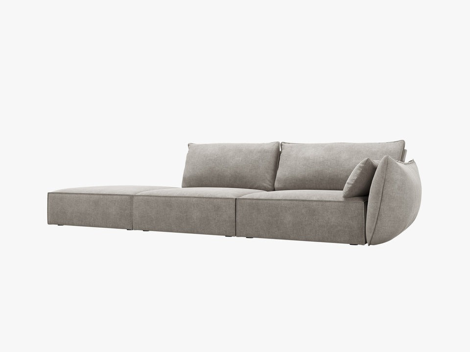 Poze Canapea deschisa 4 locuri Kaelle chenille L264 cm