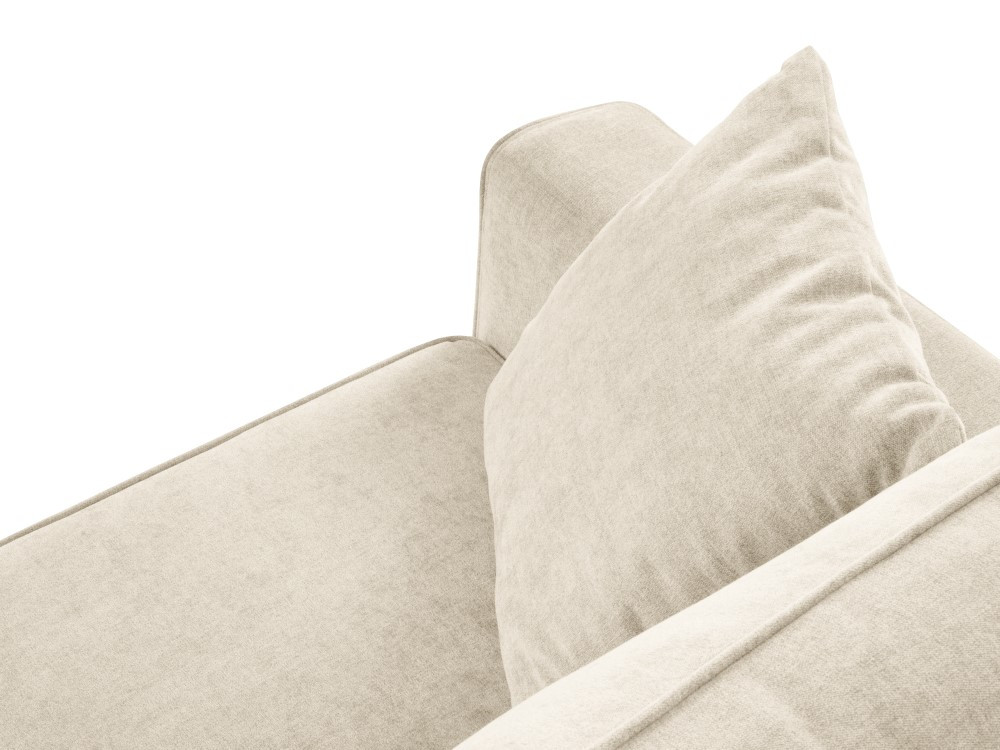 Poze Canapea tapitata Fano 3 locuri picioare gold – L233 x l102 x h89 cm