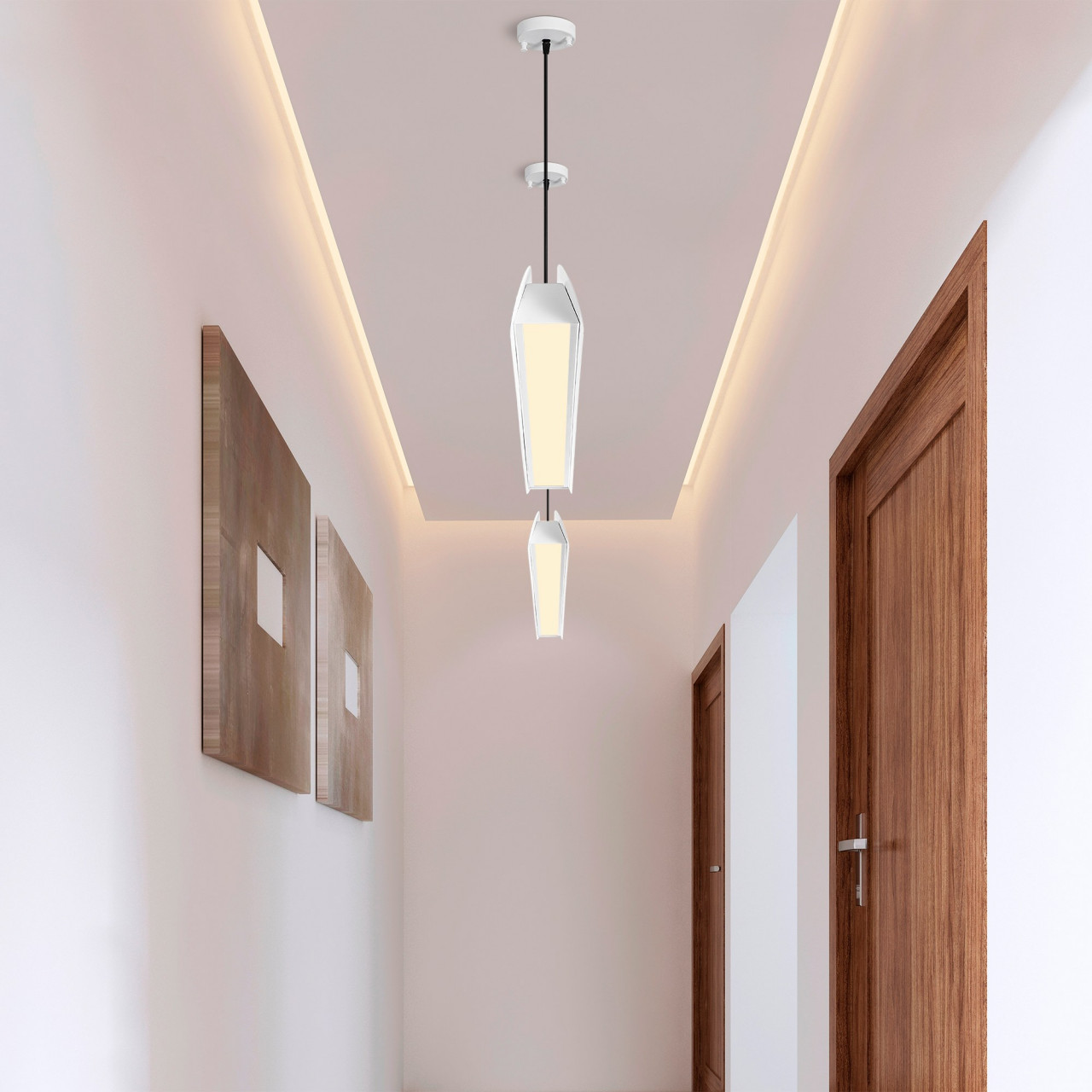 Poze Candelabru Ens alb
