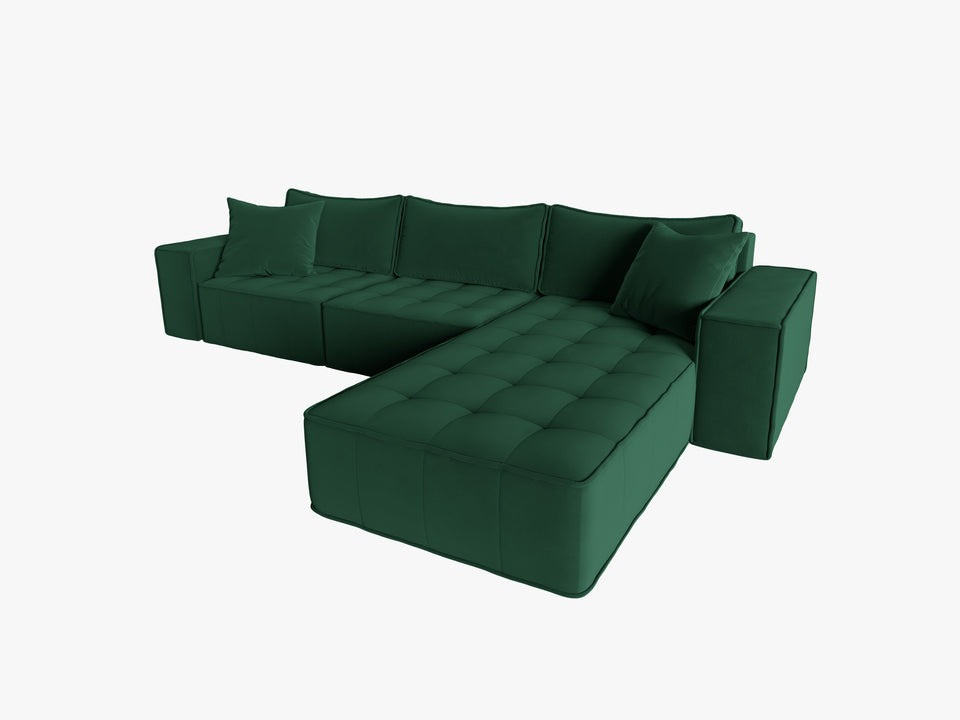 Poze Coltar 5 locuri Mike catifea L292 cm