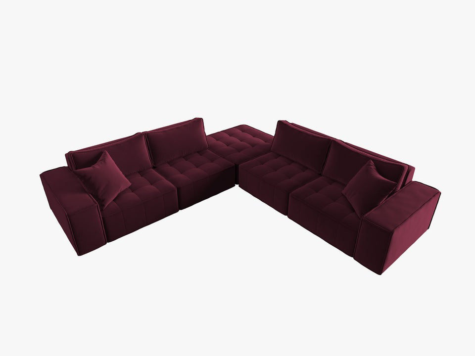 Poze Coltar 7 locuri Mike catifea L276 cm