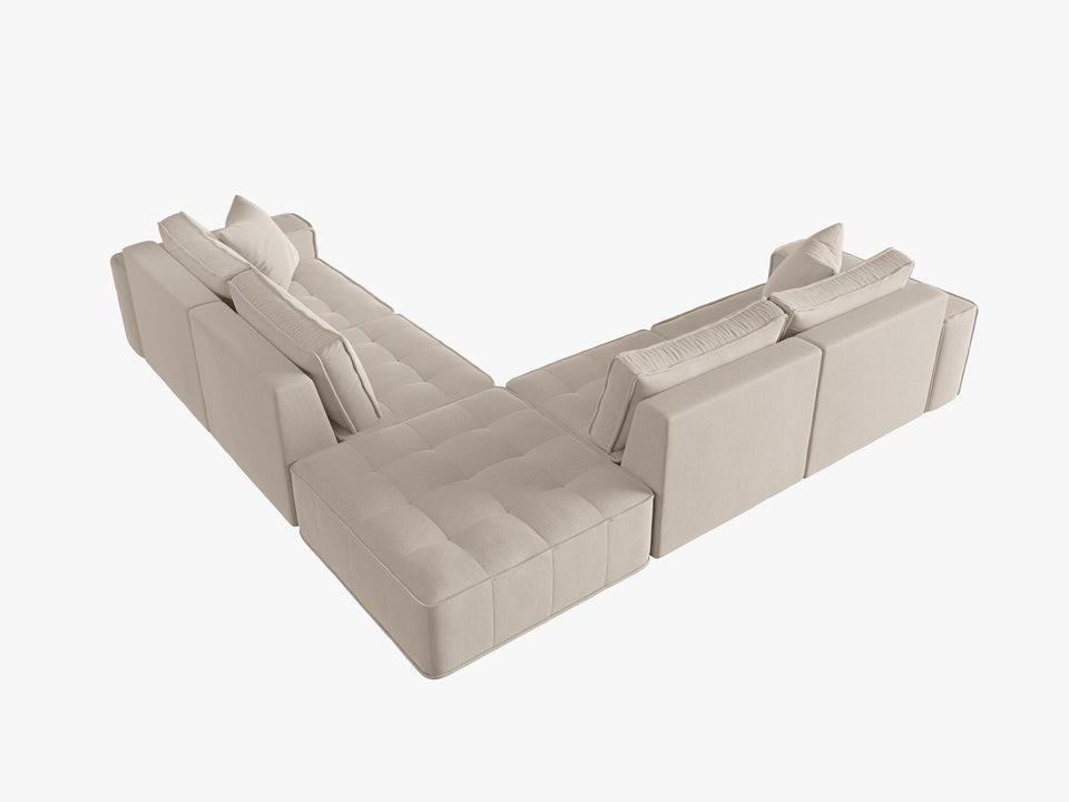 Poze Coltar 7 locuri Mike stofa L276 cm