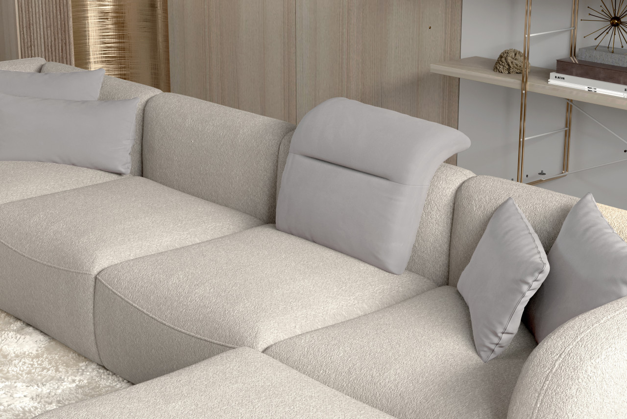 Poze Coltar Candelo XL - B80xL382xl236xh75 cm