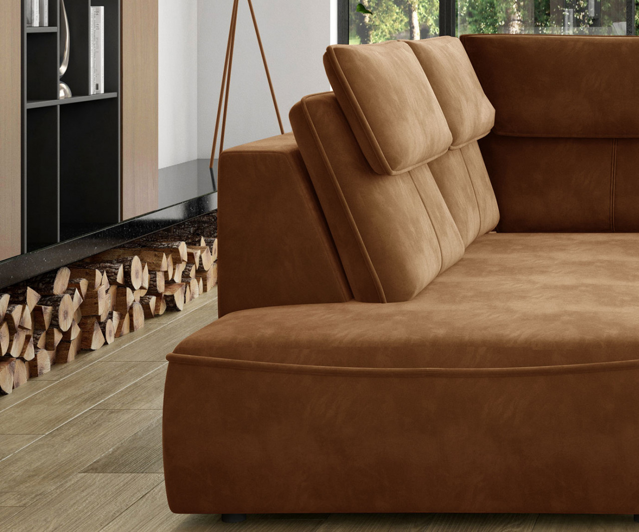 Poze Coltar cu reglaj electric Mango L - L257 x l223 x h97 cm