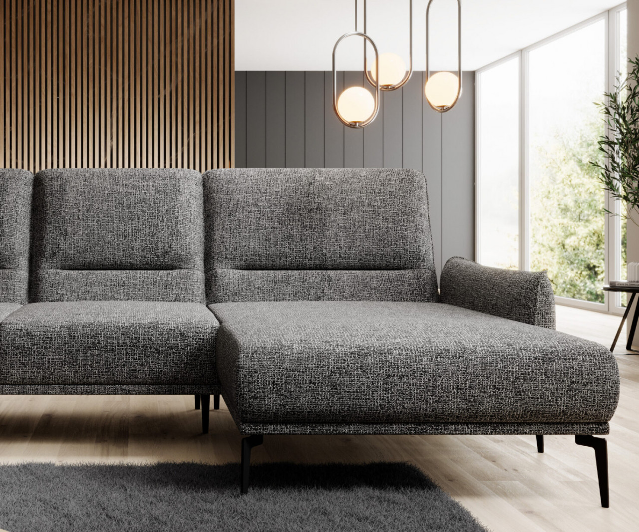 Poze Coltar cu spatar reglabil Storm mini L280 cm