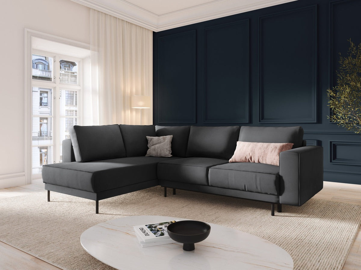 Poze Coltar extensibil 5 locuri Caro catifea L247 cm