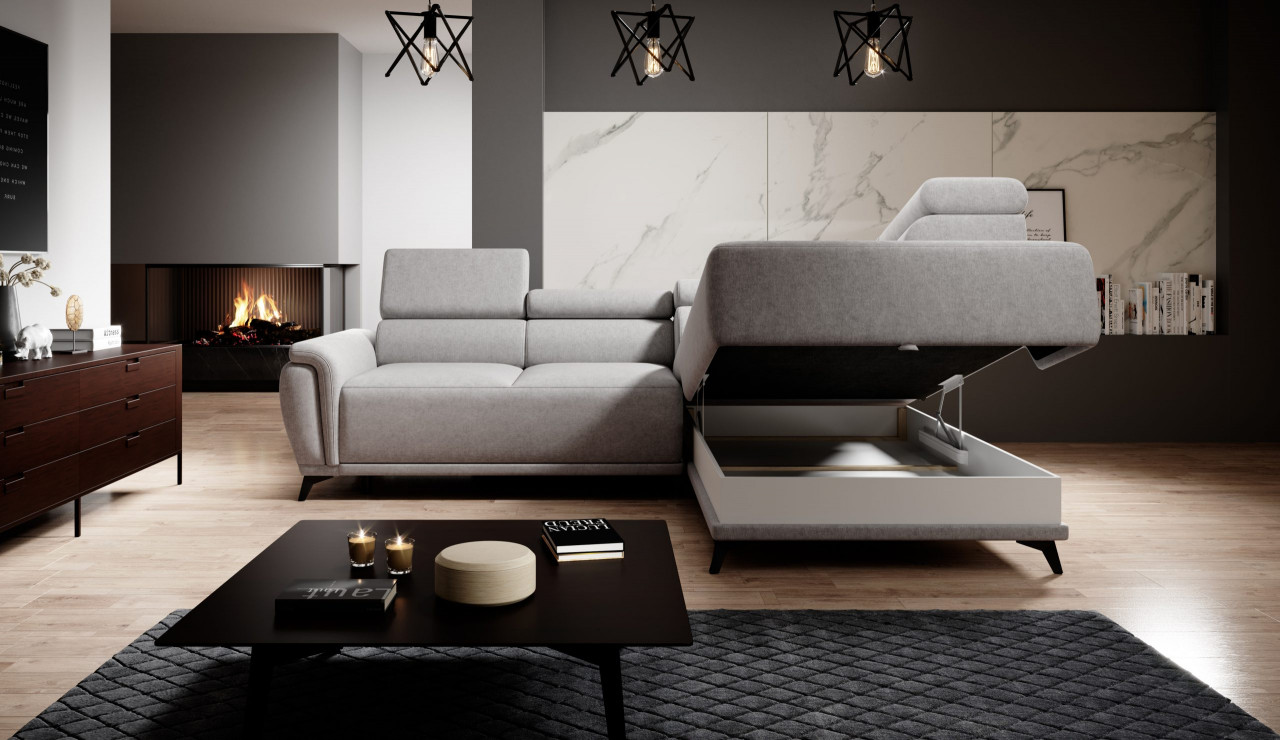 Poze Coltar extensibil Atlanta - L281 x l203 x h98 cm