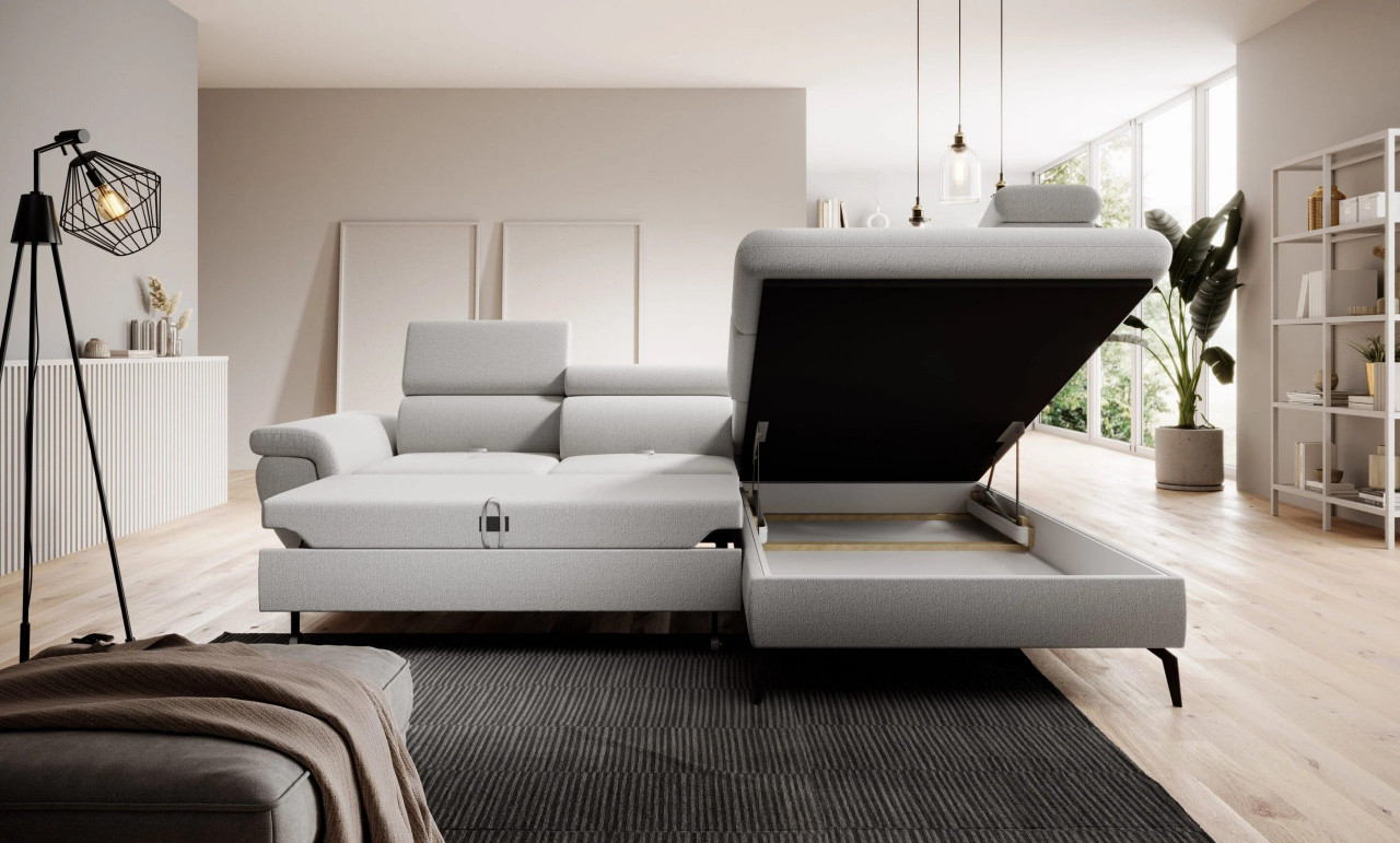 Coltar extensibil monk - l260 x l214 x h92 cm