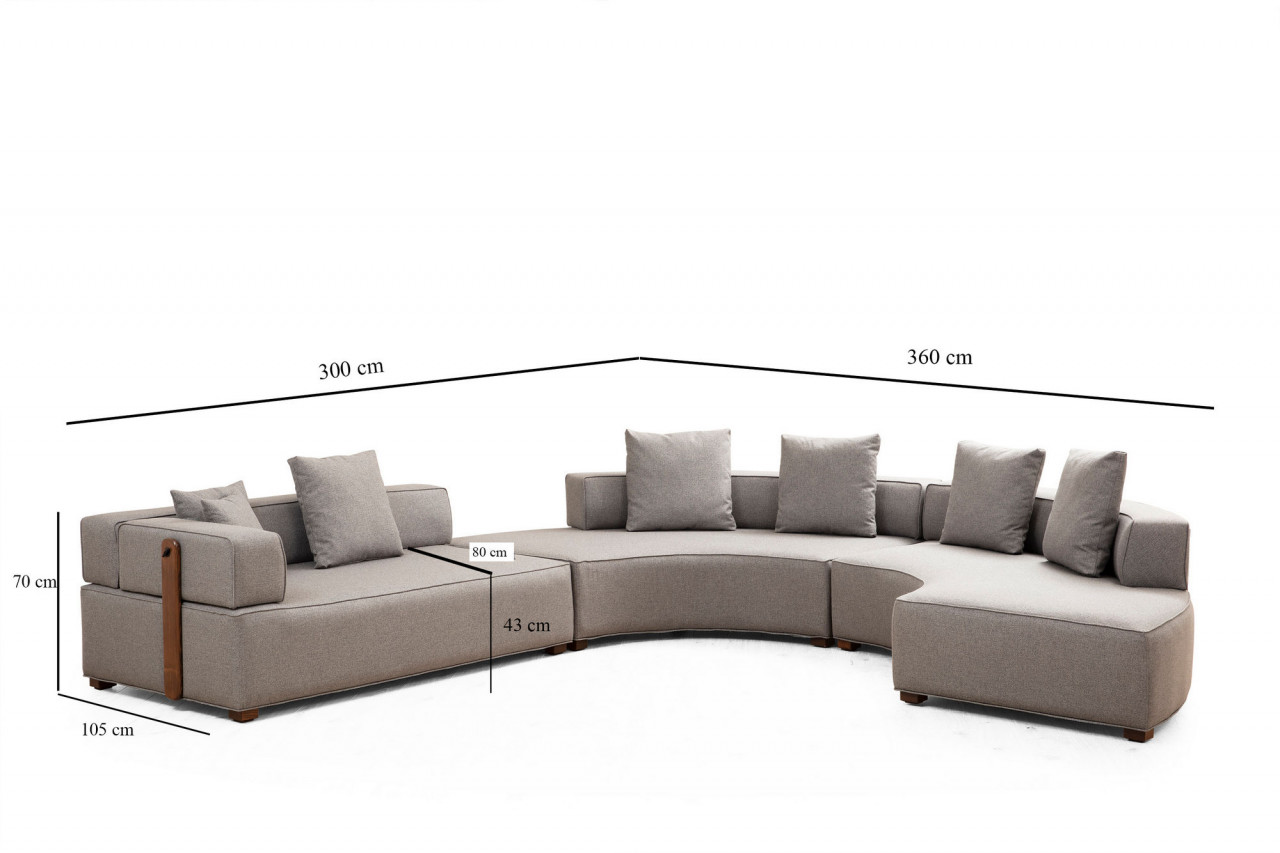 Poze Coltar Gondol 4 gri (CHL-SOL-CHL-SAG-3R)