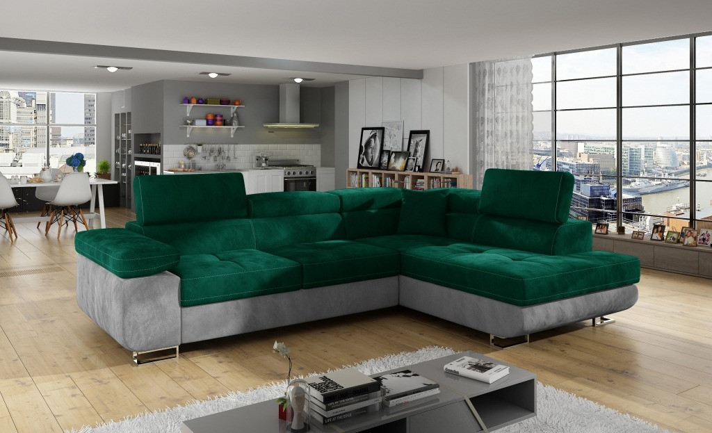 Poze Coltar living extensibil Anton – L275 x l202 x h70 cm