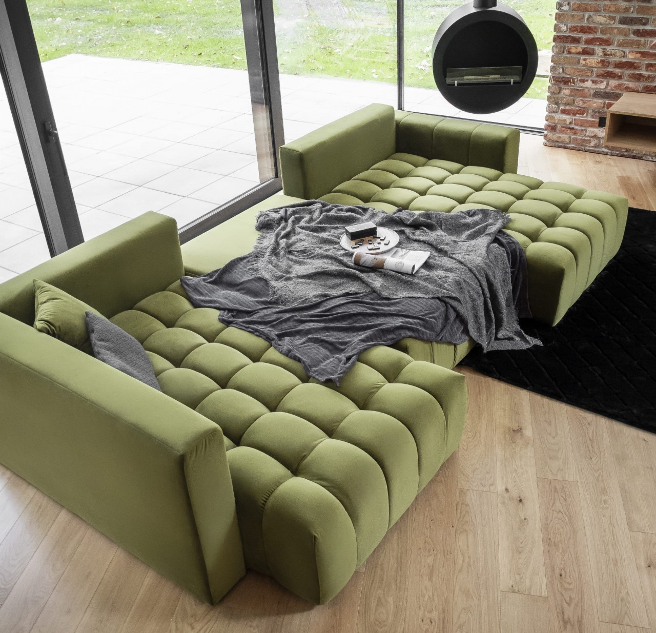 Poze Coltar living extensibil Bonito – L350 x l170 x h85 cm