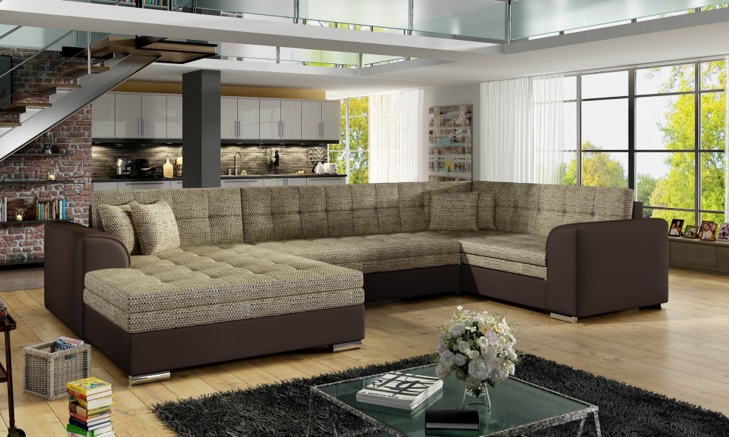 Poze Coltar living extensibil Damario – L340 x l190 x h73 cm