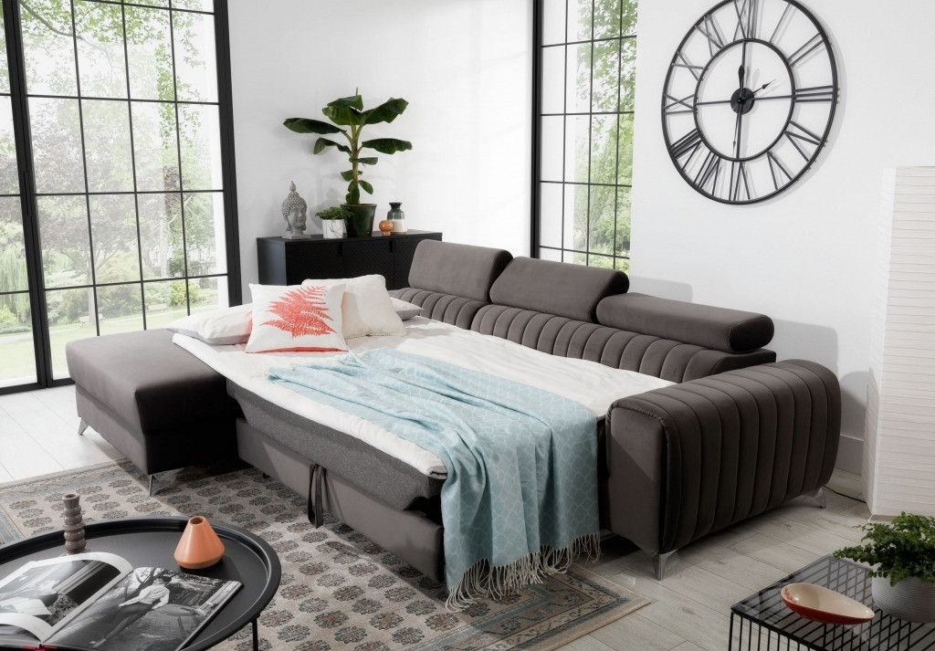 Poze Coltar living extensibil Grayson – L275 x l205 x h98 cm