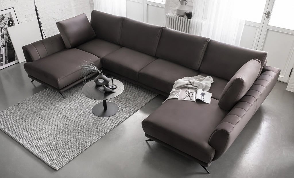 Poze Coltar living extensibil Larco – L362 x l191 x h90