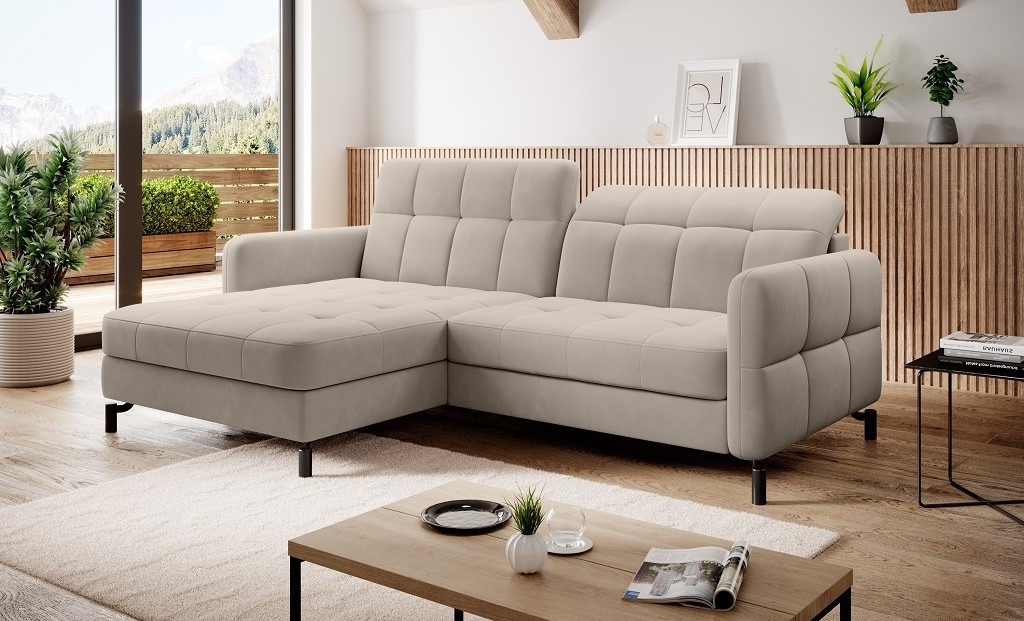 Poze Coltar living extensibil Lorelle – L225 x l160 x h105 cm