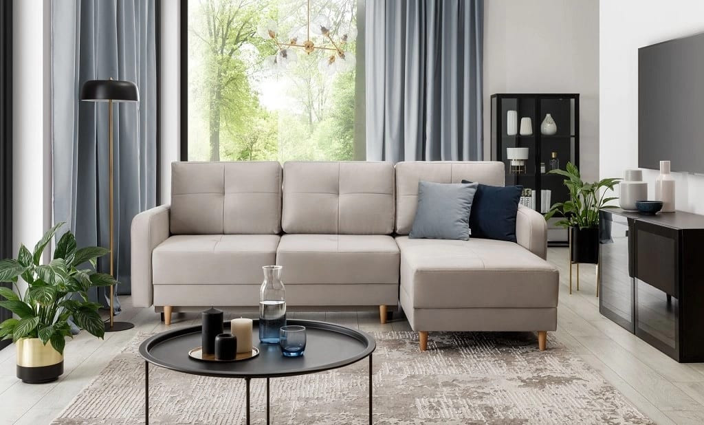 Coltar living extensibil roxi – l240 x l165 x h90