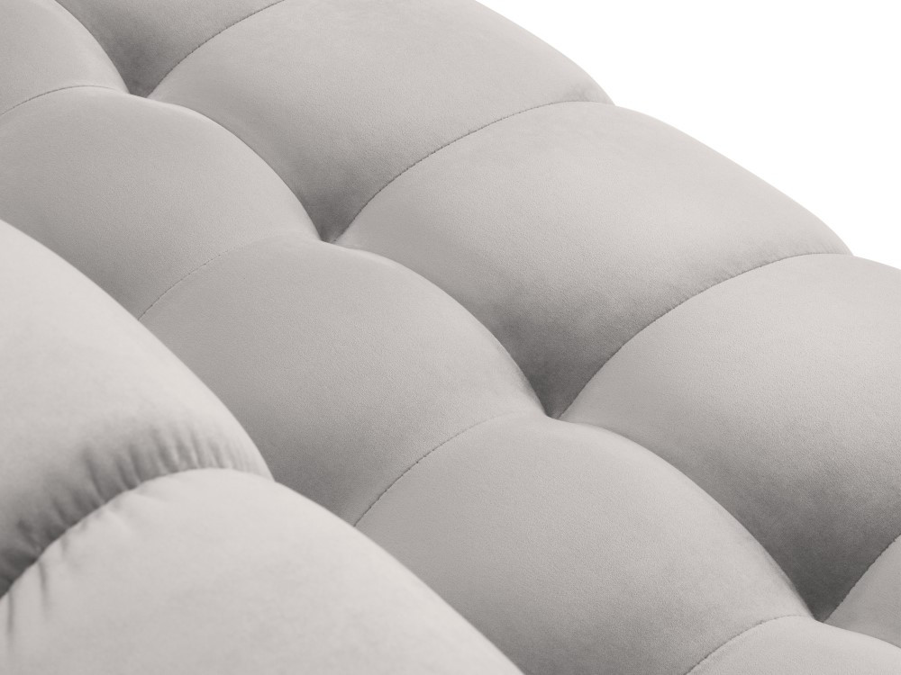 Poze Coltar tapitat Bali 5 locuri velvet/picioare gold – L293 x l185 x h75