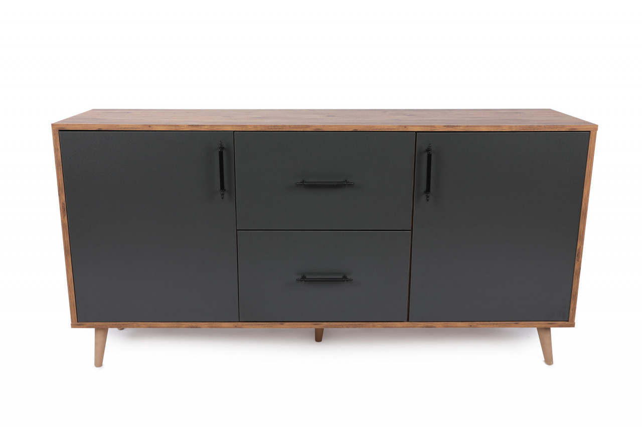 Poze Consola Cordoba din lemn cu sertare - L160 cm - H77 cm