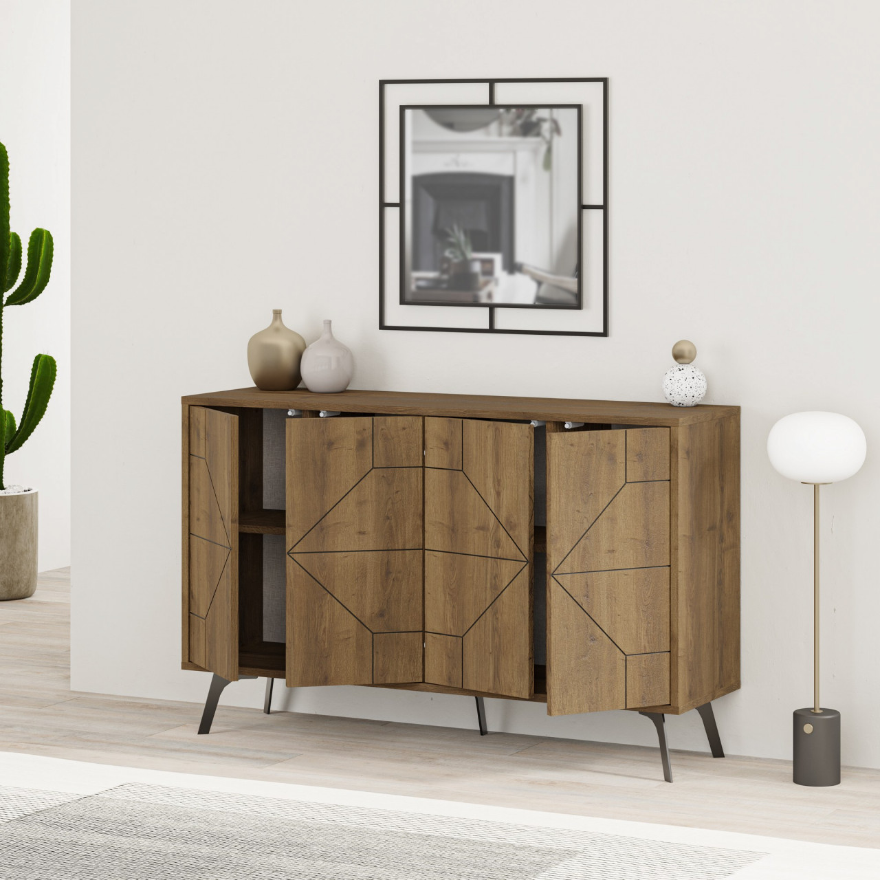 Poze Consola Dune lagina MDF L123 cm - H77,4 cm