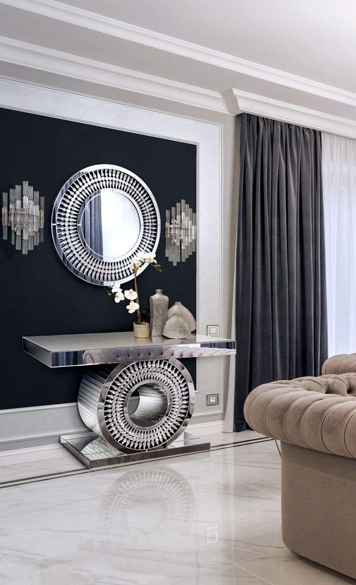 Poze Consola Marzano silver – H80 cm