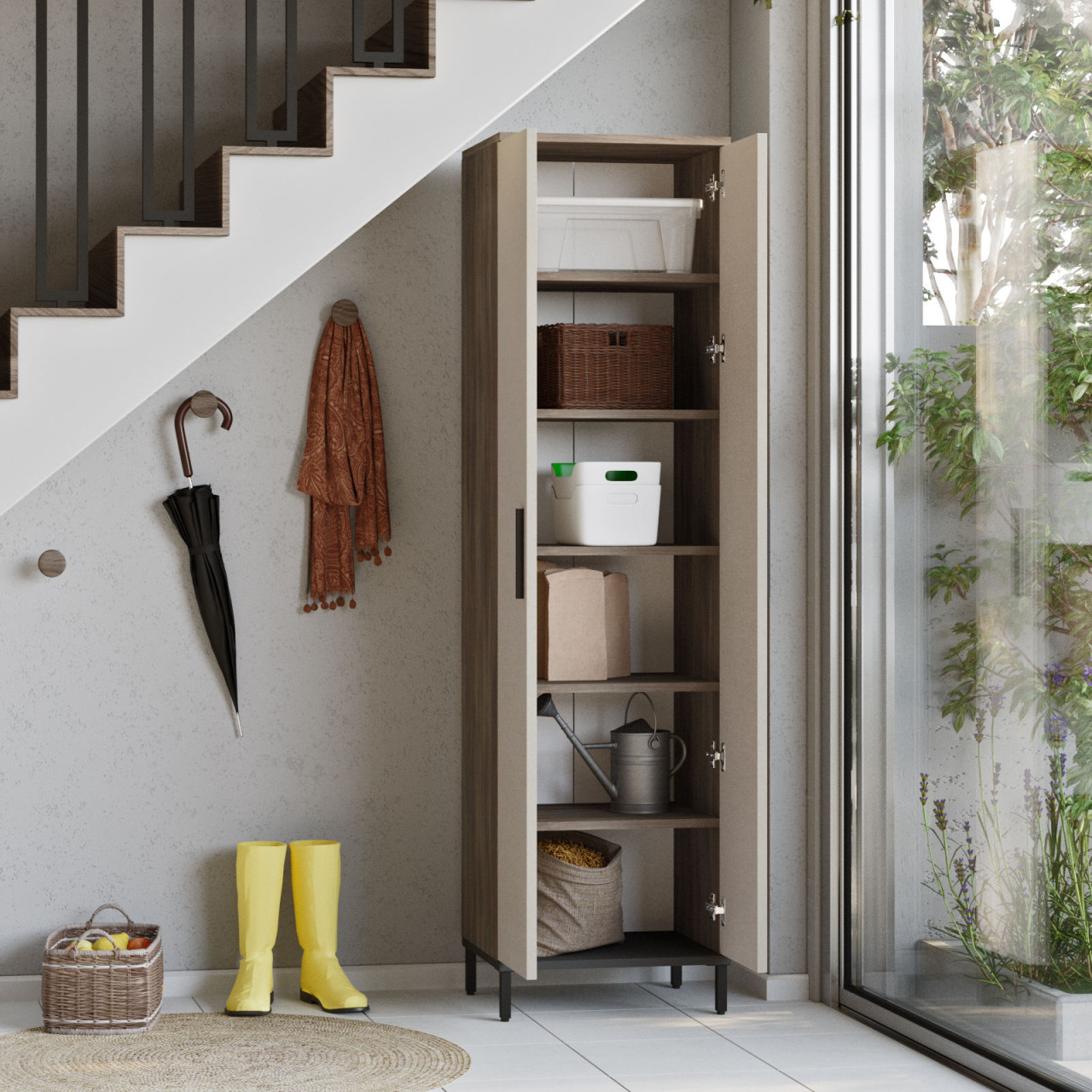 Poze Dulap MDF multifunctional VE4 - CV L50 cm - H183,6 cm