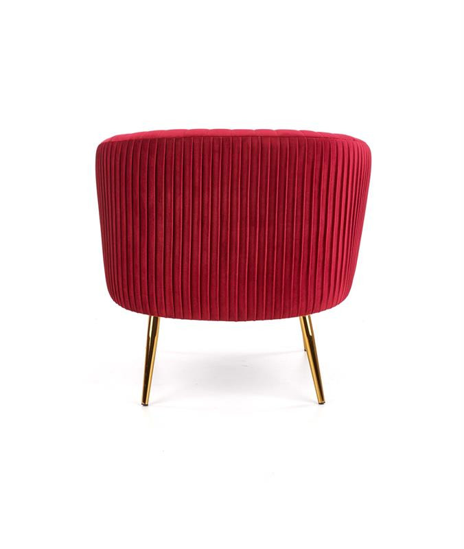 Poze Fotoliu tapitat Crown burgundy - H80 cm