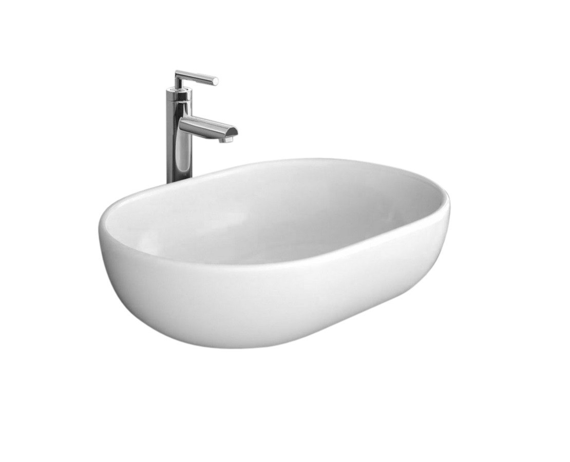 Poze Lavoar Amelia Alb ceramica sanitara - 48 cm