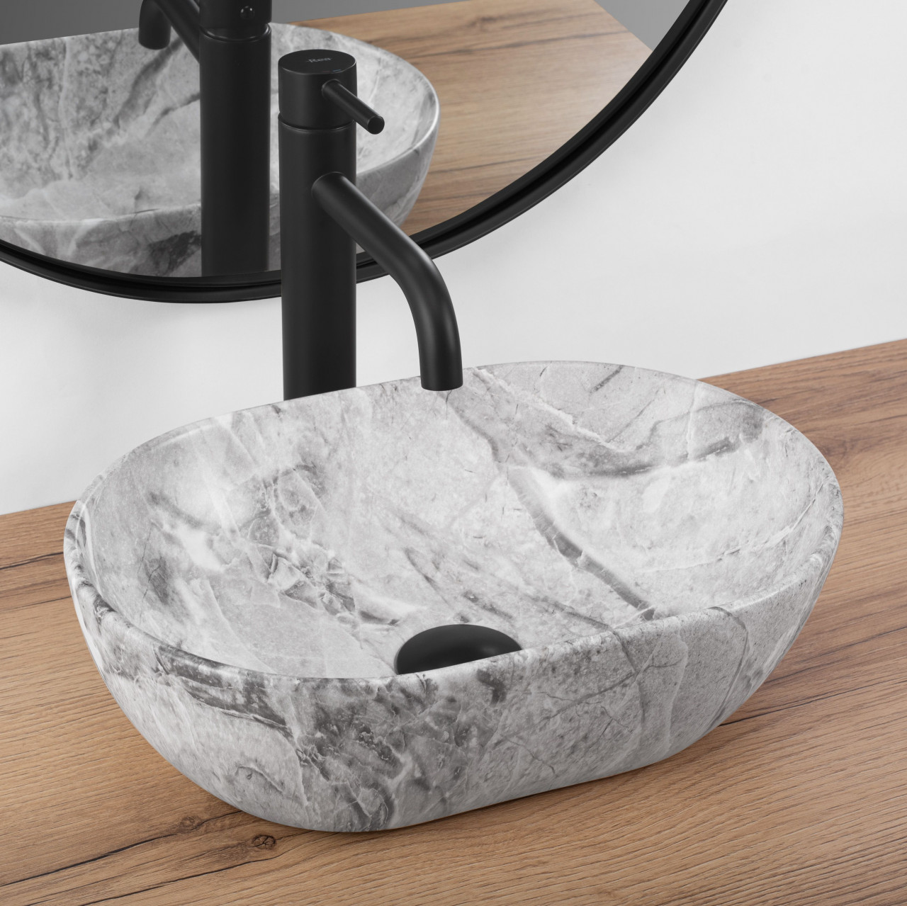 Poze Lavoar Amelia mini stone mat