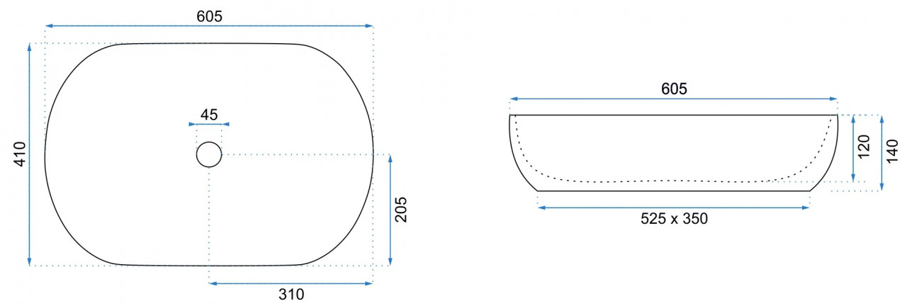 Poze Lavoar Cleo Edge alb/auriu