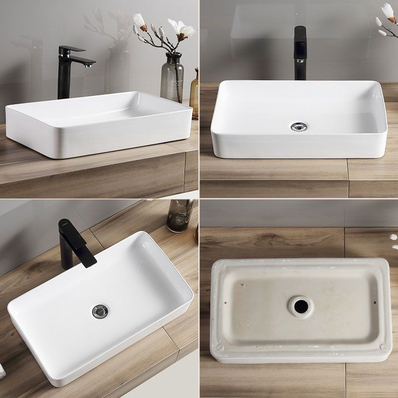 Poze Lavoar Denis ceramica sanitara alb – 61,5 cm