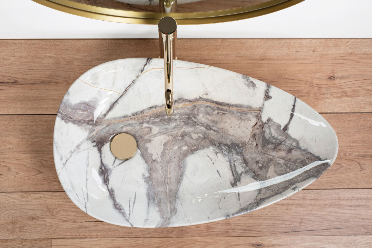 Poze Lavoar Greta Thunder Shiny L65,5 cm