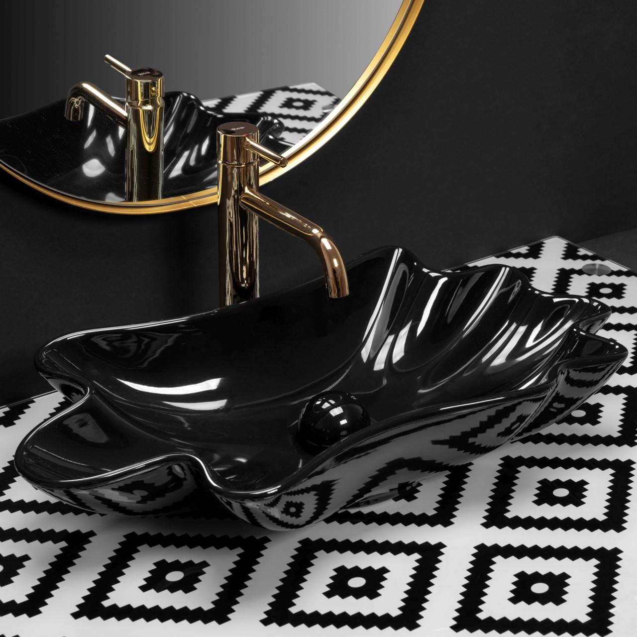 Poze Lavoar Sea negru