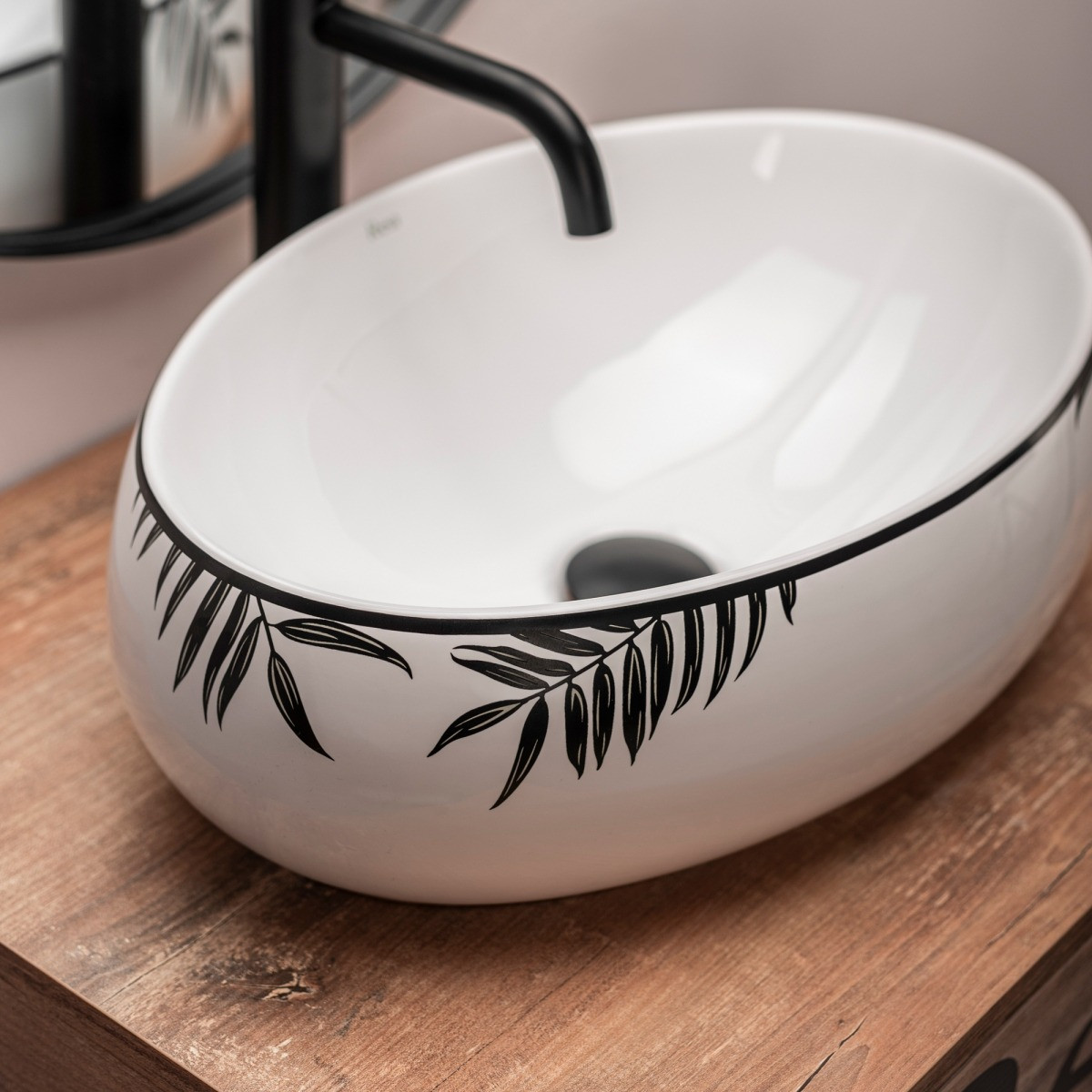 Poze Lavoar Shila alb ceramica sanitara - 41 cm