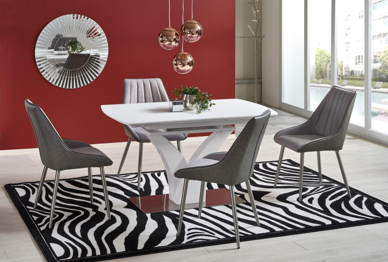Poze Masa extensibila Palermo alba - L 140-180 x l 80 x h 75 cm